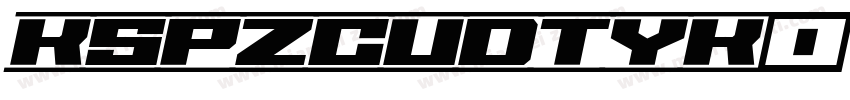 KSPZCUDTYK0 62 30字体转换